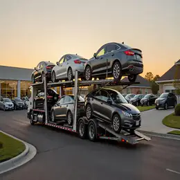 Car transport carrier in Llanelli, Dyfed