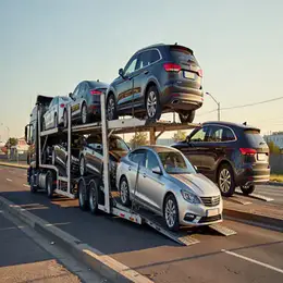 Car transport carrier in Falkirk