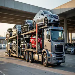 Car transport carrier in Preston, Lancashire