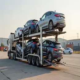 Car transport carrier in Greenock, Inverclyde