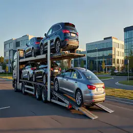 Car transport carrier in Greenock, Inverclyde