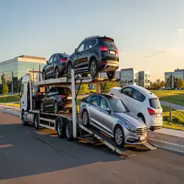 Car transport carrier in Gravesend, Kent