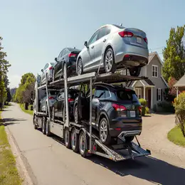 Car transport carrier in Northumberland