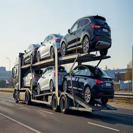 Car transport carrier in Northumberland