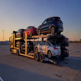 Car transport carrier in Llanelli, Dyfed