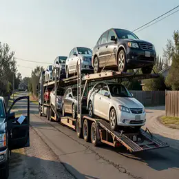 Car transport carrier in Falkirk