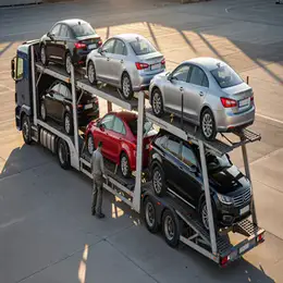Car transport carrier in Clwyd