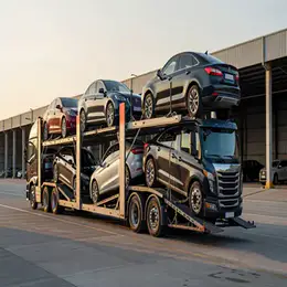 Car transport carrier in Dunfermline, Fife