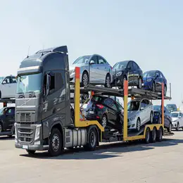 Car transport carrier in Liverpool, Merseyside