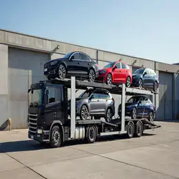 Car transport carrier in Salford, Greater Manchester