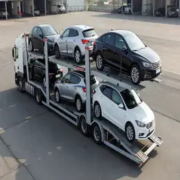 Car transport carrier in Preston, Lancashire