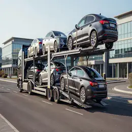 Car transport carrier in Tynemouth, Tyne and Wear
