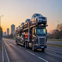 Car transport carrier in South Lanarkshire