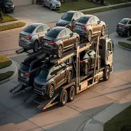 Car transport carrier in Dundee