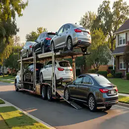 Car transport carrier in South Lanarkshire