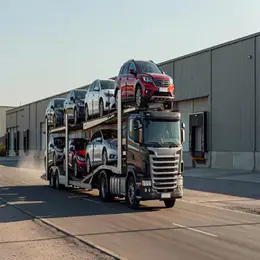 Car transport carrier in South Lanarkshire