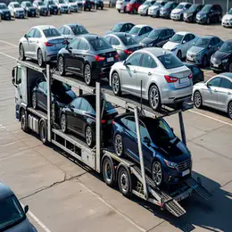 Car transport carrier in South Lanarkshire