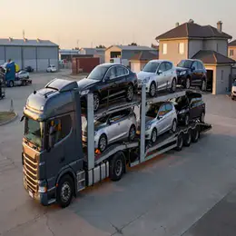 Car transport carrier in Highland