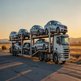 Car transport carrier in Falkirk