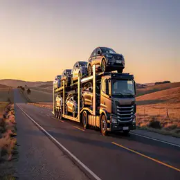 Car transport carrier in Northumberland