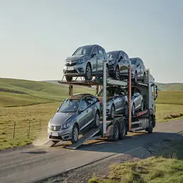 Car transport carrier in Falkirk
