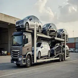 Car transport carrier in Bognor Regis, West Sussex