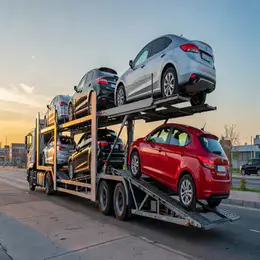 Car transport carrier in East Ayrshire