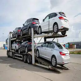 Car transport carrier in Dyfed