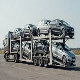 Car transport carrier in Dyfed