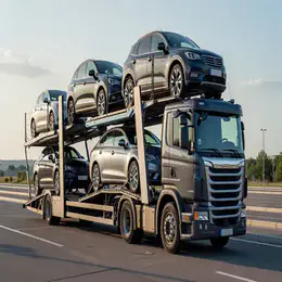 Car transport carrier in Dyfed