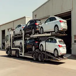 Car transport carrier in Greenock, Inverclyde