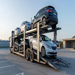 Car transport carrier in Greenock, Inverclyde