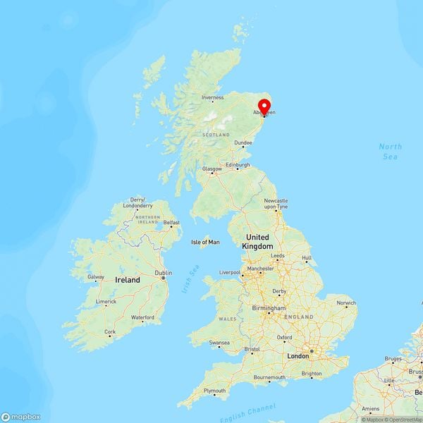 Map of Aberdeen, Aberdeen, UK