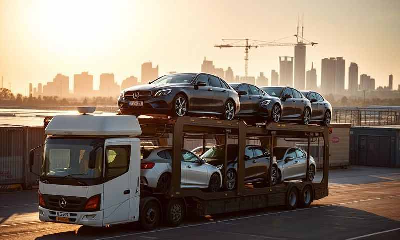 Car transporter in Maidenhead, Berkshire