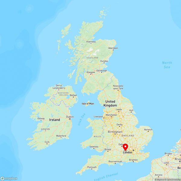 Map of Woodley, Berkshire, UK