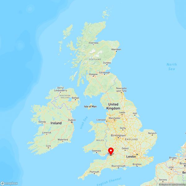 Map of Bristol, Bristol, UK