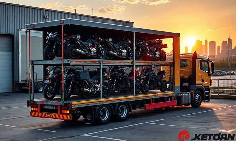 Bletchley, Buckinghamshire motorcycle transporter