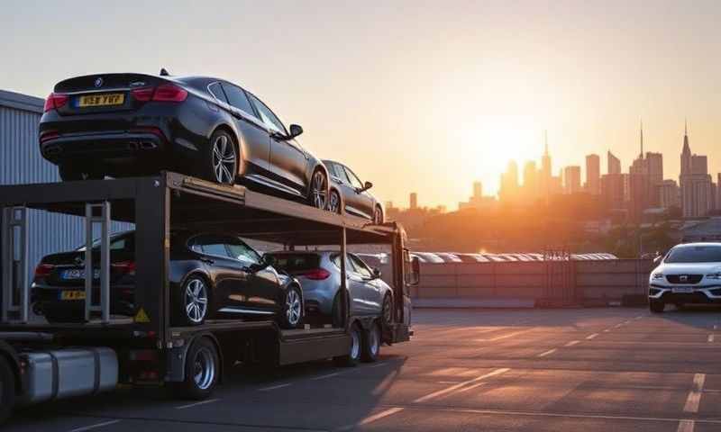 Car transporter in Cambridgeshire