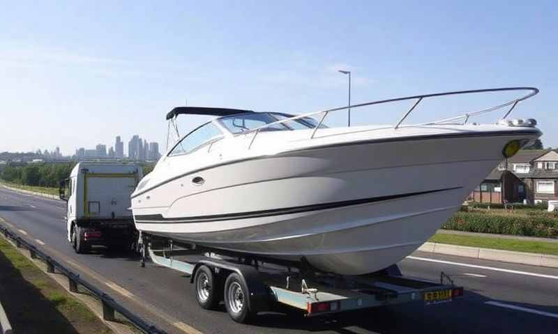 Boat transporter in Cheshire