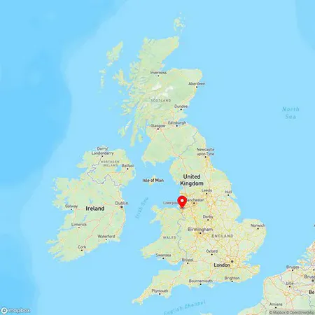 Map of Ellesmere Port, Cheshire, United Kingdom