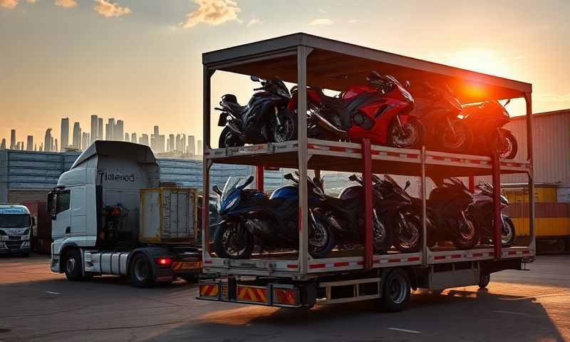 Lisburn, County Antrim motorcycle transporter