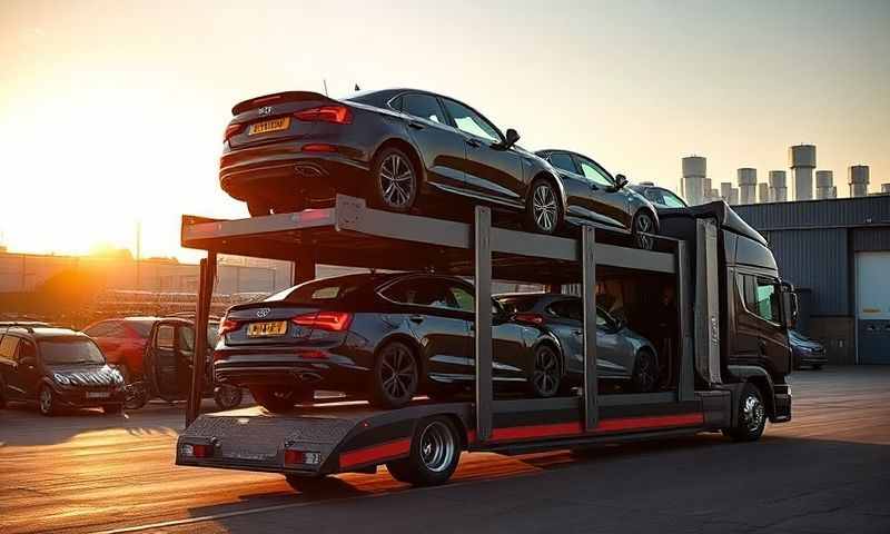 County Durham car transporter