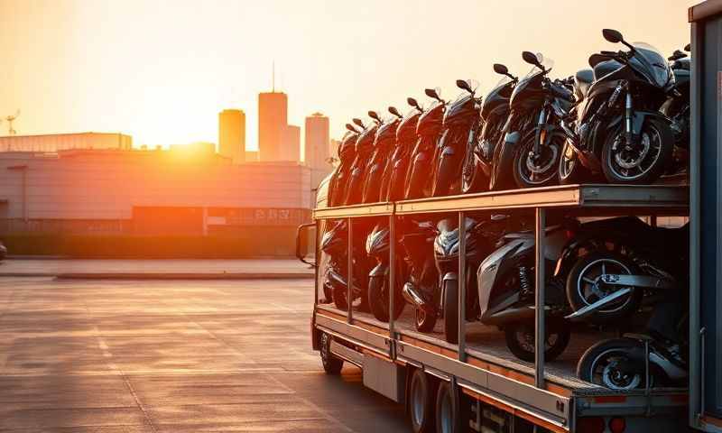 Motorcycle transporter in Cumbria