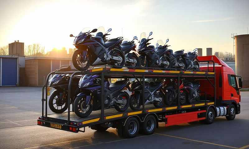 Barrow-in-Furness, Cumbria motorcycle transporter