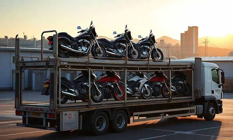 Exeter, Devon motorcycle transporter