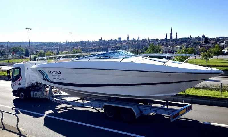 Boat transporter in Dundee