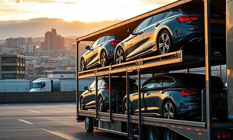 Car transporter in Dundee