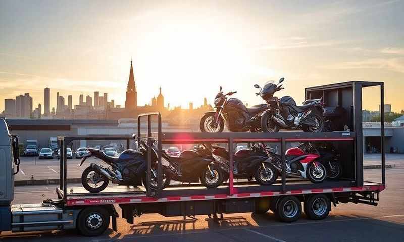 Motorcycle transporter in Dundee, Dundee