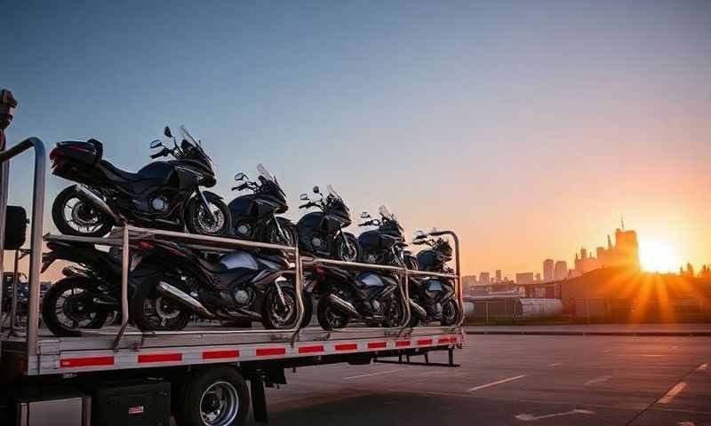 Motorcycle transporter in Kilmarnock, East Ayrshire