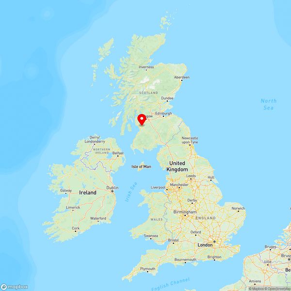 Map of Kilmarnock, East Ayrshire, UK